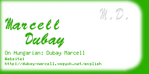marcell dubay business card